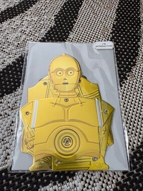 🆕Papyrus-Star Wars C-3PO Greeting Card